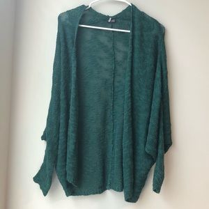 Urban Outfitters Green Raglan Cardigan